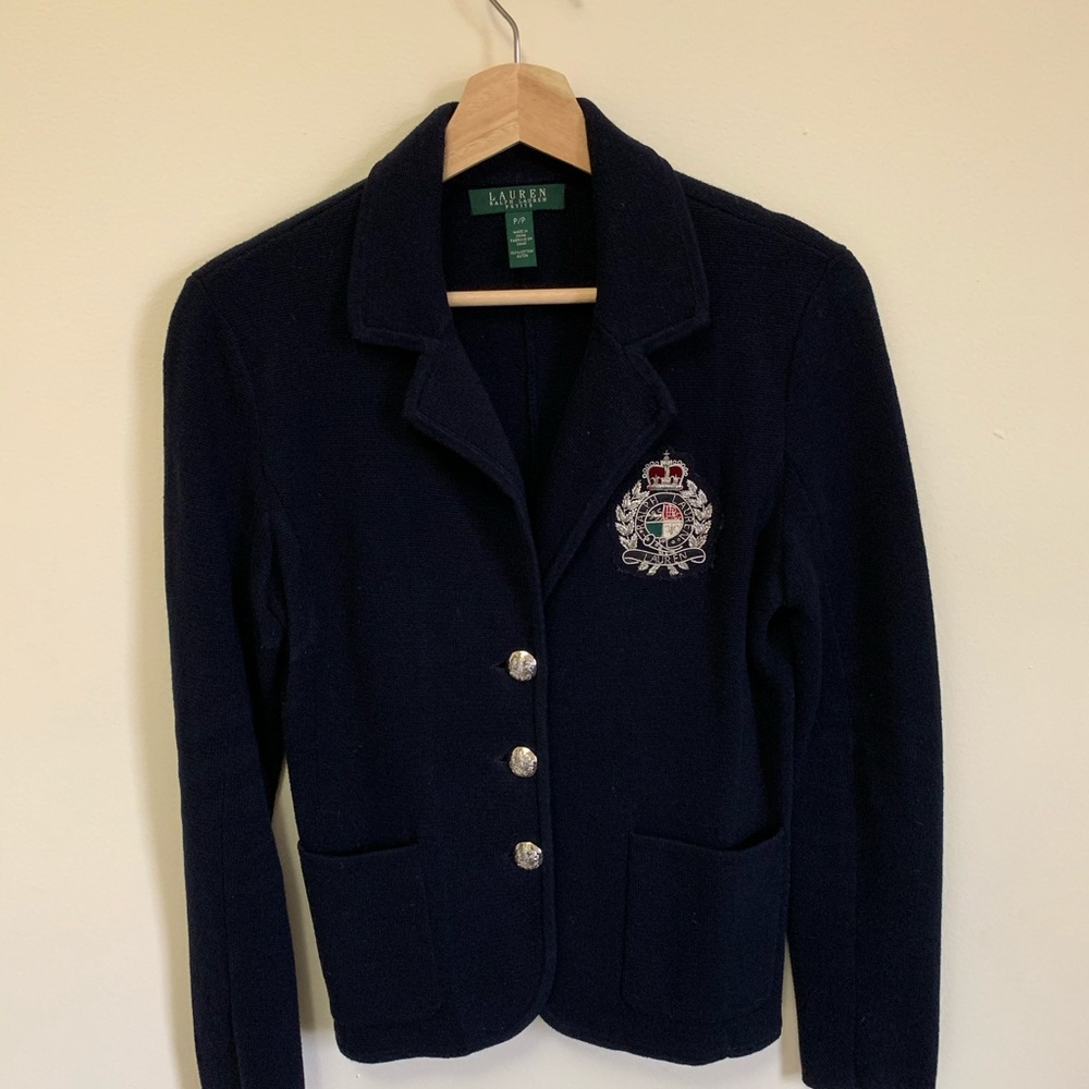 RARE VINTAGE Ralph Lauren 100% Cotton Blazer